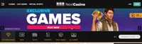 next casino homepage offers casino games, first deposit bonus and promotions for new players-logo