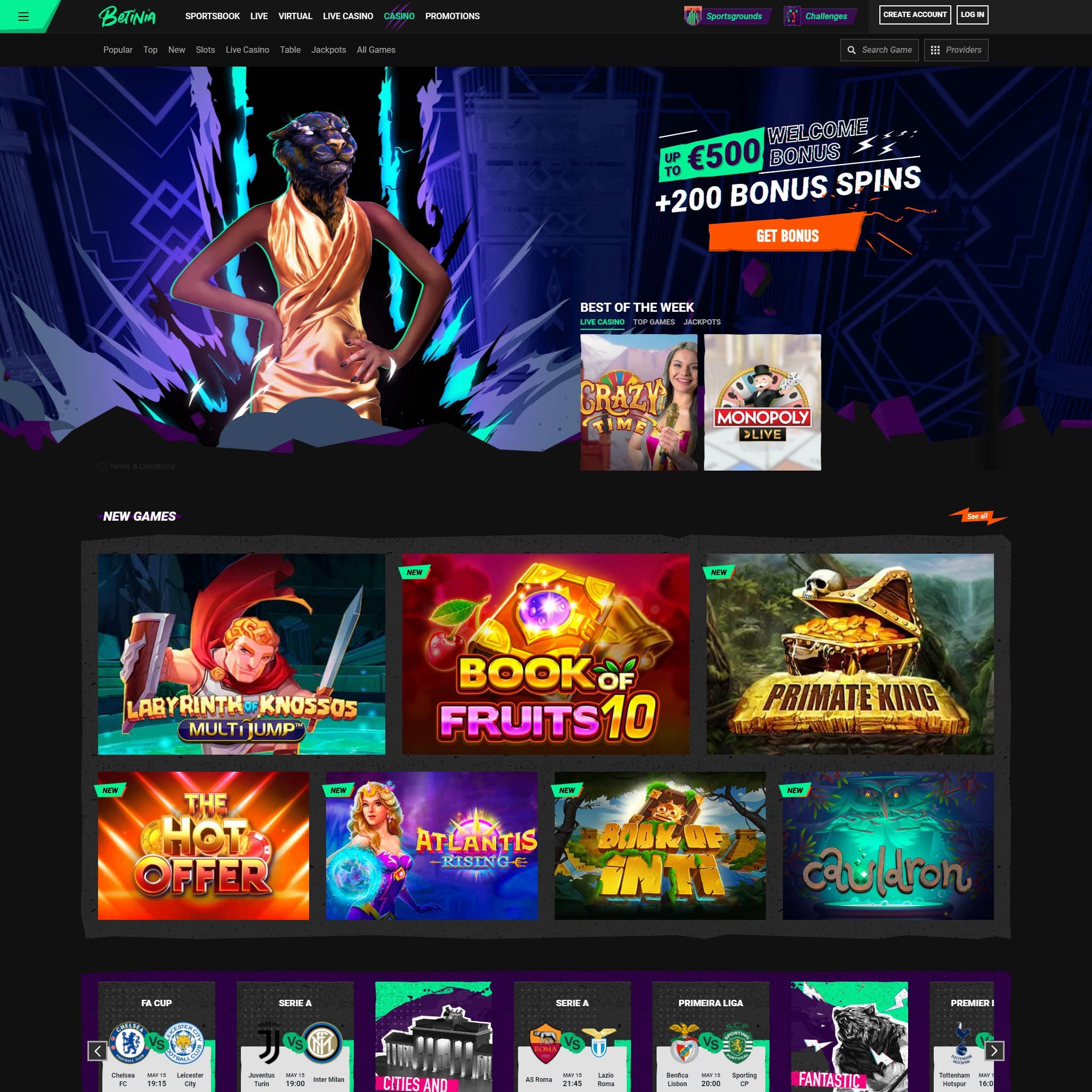 Betinia Casino review by Mr. Gamble