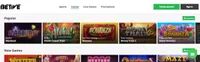 betive casino homepage offers casino games, first deposit bonus and promotions for new players-logo