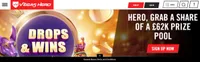 vegas hero casino uk homepage vegas hero casino uk homepage includes casino games, first deposit bonus and promotions for new uk players-logo