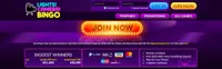lights camera bingo casino homepage offers casino games, bingo games, first deposit bonus and promotions for new players