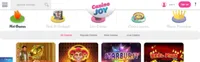 casino joy homepage casino joy homepage includes casino games, first deposit bonus and promotions for new players-logo