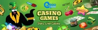 egocasino offers various casino games like slots, live casino games like blackjack, baccarat and roulette-logo