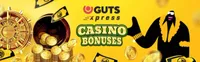 guts xpress bonuses If you’re looking to take advantage of a new casino bonus then pay n play guts xpress casino welcome bonus and free spins might be a good option for you-logo