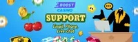 There are quite a few options to contact the Boost Casino customer service-logo