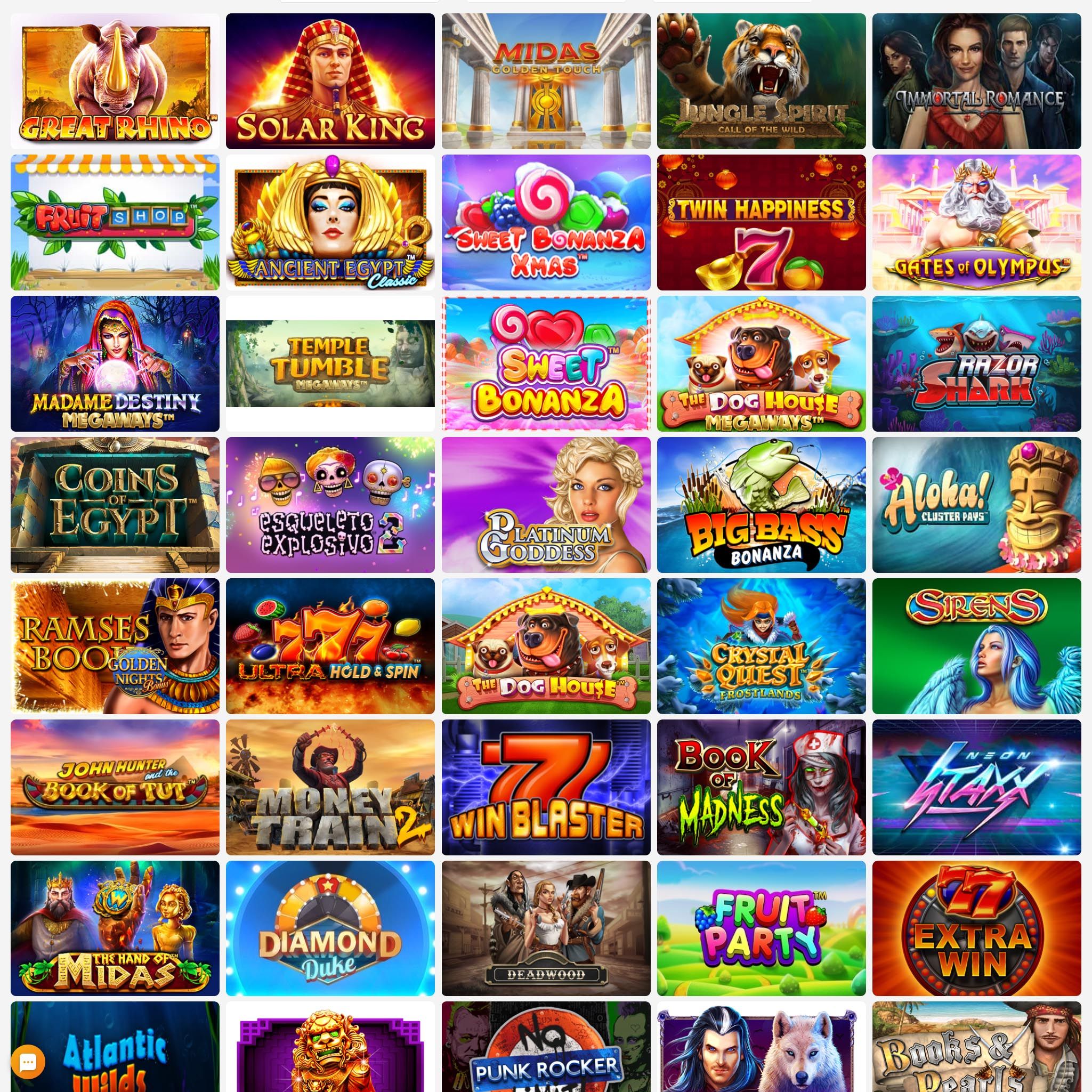 FlipperFlip Casino full games catalogue