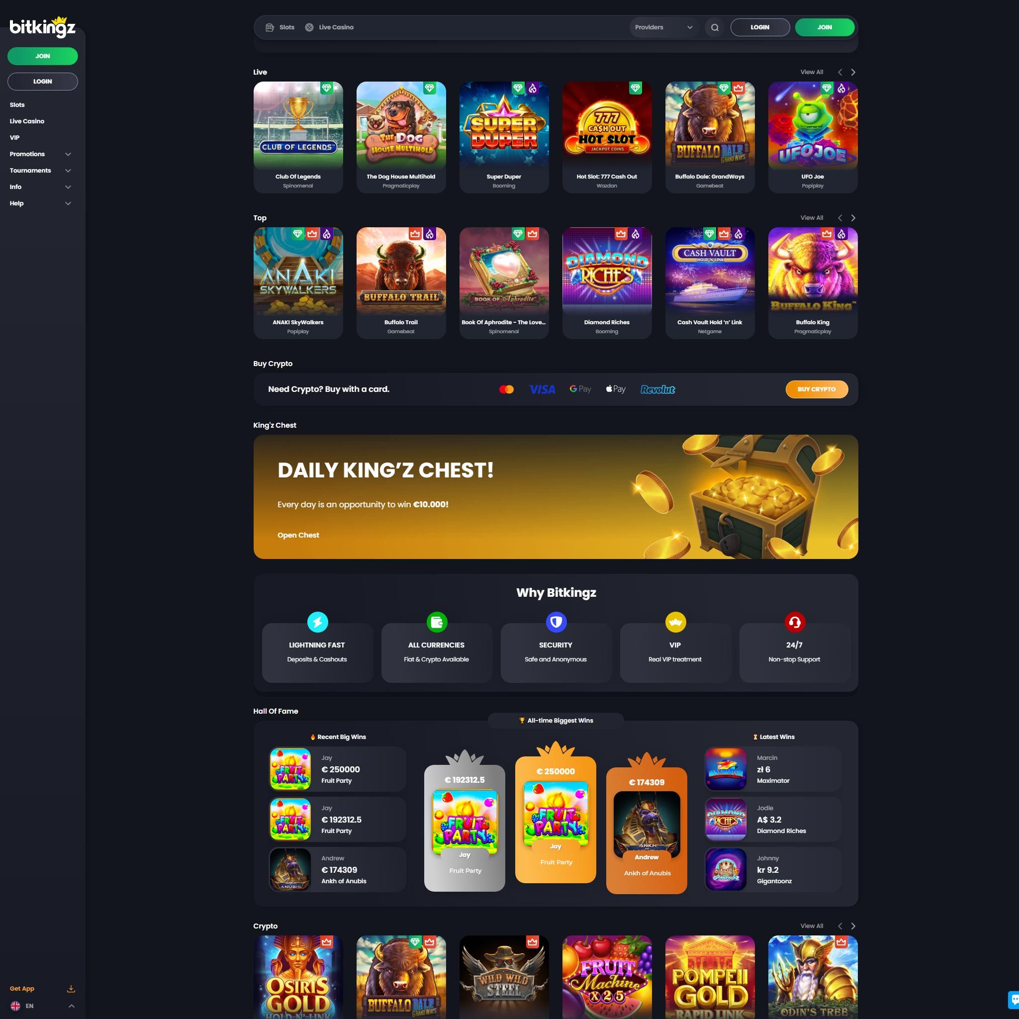 Bitkingz Casino review