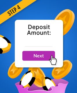 Select your dogecoin casino deposit amount