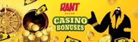 If you’re looking to take advantage of a new casino bonus then rant casino welcome bonus and free spins might be a good option for you-logo