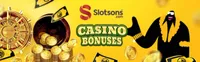 slotsons bonuses If you’re looking to take advantage of a new casino bonus then slotsons welcome bonus and free spins might be a good option for you-logo