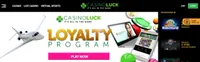 casinoluck canada homepage casinoluck homepage offers casino games, first deposit bonus and promotions for new canadian players-logo