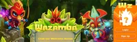 wazamba casino homepage offers casino games, first deposit bonus and promotions for new players