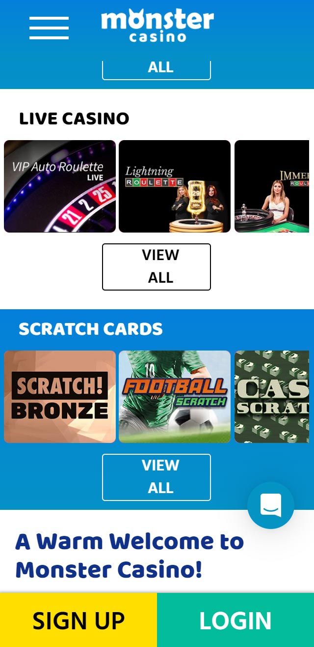 Winomania Casino Mobile Interface