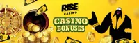 rise casino bonuses If you’re looking to take advantage of a new casino bonus then rise casino welcome bonus and free spins might be a good option for you-logo