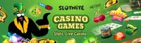 slotnite casino games and slots slotnite offers various casino games like slots, live casino games like blackjack, baccarat and roulette-logo