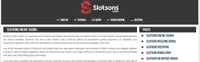slotsons casino homepage slotsons homepage includes casino games, first deposit bonus and promotions for new players-logo