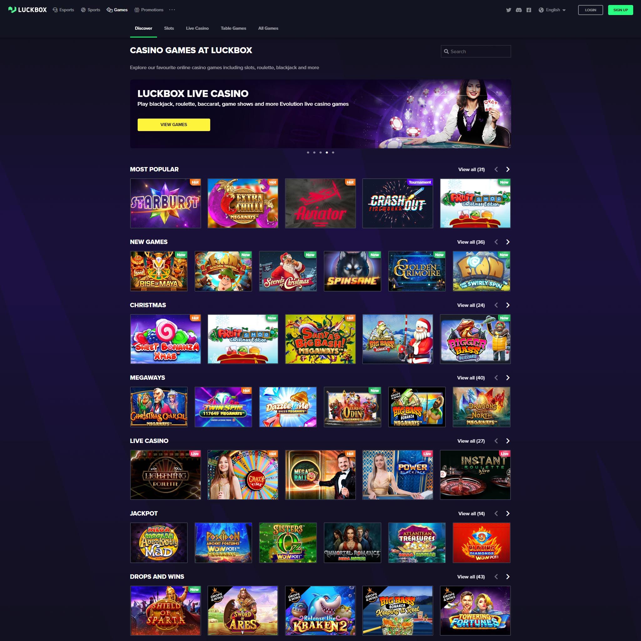 Luckbox Casino review by Mr. Gamble