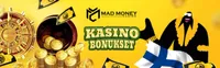 mad money casino bonukset mad money casino bonus tarjotaan tervetuliaisbonuksen muodossa uusille pelaajille-logo