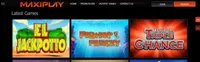 maxiplay homepage offers casino games, first deposit bonus and promotions for new players-logo