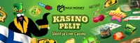 mad money casino tarjoaa ison valikoiman kasinopelejä kuten slotteja, ruletin, balckjackin ja live casinon-logo