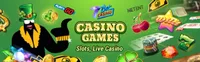 7bit casino offers various casino games like slots, live casino games like blackjack, baccarat and roulette-logo