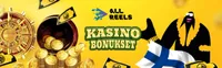 all reels casino bonukset all reels tarjoaa bonuksia ja ilmaiskierroksia niin uusille kuin vanhoillekin pelaajille. Tarjolla on loistavia etuja pelaajien kannalta-logo