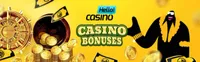 If you’re looking to take advantage of a new casino bonus then hello casino welcome bonus and free spins might be a good option for you-logo