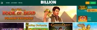 billion casino suomi etusivu billion casino etusivu on suomenkielinen kasino jonka aula tarjoaa kasinopelejä, live-kasinon ja bonuksia-logo