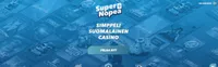 Supernopea suomalainen uutuuskasino, jossa pelaat ilman rekisterötymistä. SuperNopean kasinoaula on tyylikkäästi ja taidolla toteutettu