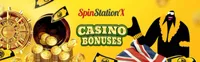 spinstation bonuses If you’re looking to take advantage of a new casino bonus then spinstation welcome bonus and free spins might be a good option for you-logo