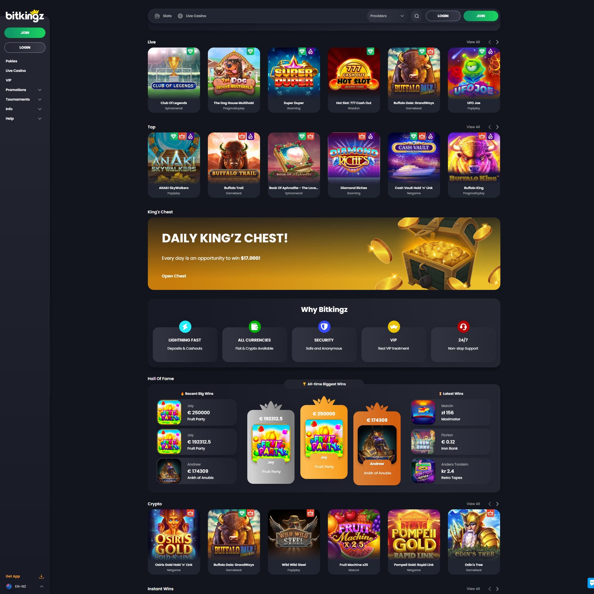 Bitkingz Casino review