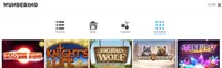 wunderino casino lobby wunderino homepage offers promotions, casino games and registration-logo