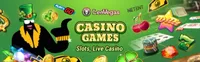 leovegas casino games and slots leovegas casino offers various casino games like slots, live casino games like blackjack, baccarat and roulette-logo