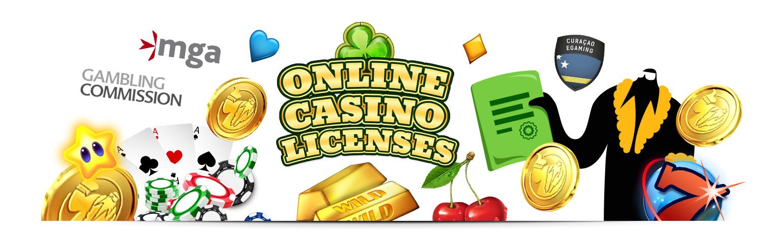 The types of online casino licenses: Curacao, UK, Malta, Kahnawake, Gibraltar