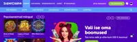 supercasino arvustus, eesti kasiino SuperCasino arvustus, uus kontovaba kasiino. Ülikiire konto loomine ja välkkiired väljamaksed