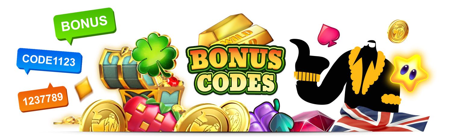 Check our full list of useful casino bonus codes UK, including the no deposit casino bonus codes. Compare the benefits of each code and start enjoying awesome bonuses.