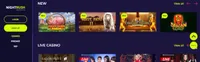 nightrush casino homepage nightrush casino homepage offers casino games, cashback bonus and promotions for new players-logo