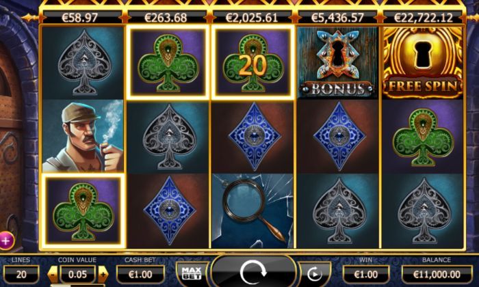 Holmes and the Stolen Stones slot