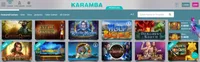 karamba casino uk homepage lobby karamba casino uk homepage offers casino games and promotions for new players-logo