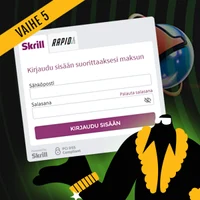 Kuinka tehdä Skrill talletus suomalaiselle nettikasinolle Vaihe 5
