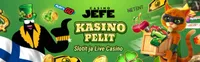 Casino Jefe Pelit Casino Jefe tarjoaa satojen kolikkopelien ja jackpot- pelien sekä pienimuotoisen pöytäpelikokoelman.-logo