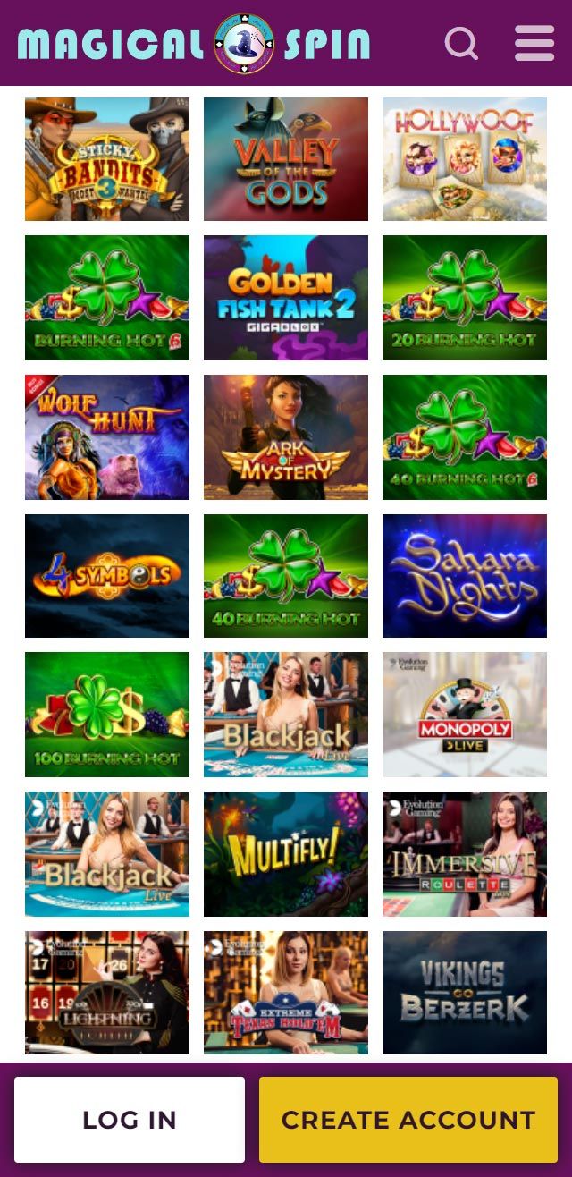 Image du Magical Spin Casino