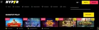 hyper casino suomi etusivu hyper casino etusivu on suomenkielinen kasino jonka aula tarjoaa kasinopelejä, live-kasinon ja bonuksia-logo