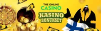 the online casino bonukset the online casino tarjoaa bonuksia ja ilmaiskierroksia niin uusille kuin vanhoillekin pelaajille. Tarjolla on loistavia etuja pelaajien kannalta-logo