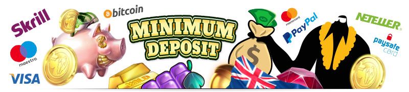 $1 Minimum Deposit Casinos & $5 Deposit Casino