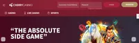 cherry casino homepage cherry casino homepage offers casino games, first deposit bonus and promotions for new players-logo