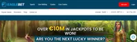 eaglebet casino homepage eaglebet homepage offers casino games, first deposit bonus and promotions for new players-logo