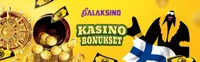 galaksino bonukset galaksino tarjoaa bonuksia ja ilmaiskierroksia niin uusille kuin vanhoillekin pelaajille. Tarjolla on loistavia etuja pelaajien kannalta-logo