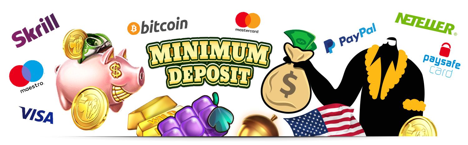 $1 Minimum Deposit Casinos & $5 Deposit Casino NJ