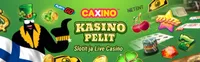 Caxino Pelit Caxino Casino suositut pelit. Kolikkopelit. Jackpot-pelit. Live Casino. Pöytäpelit ja megaways pelit-logo